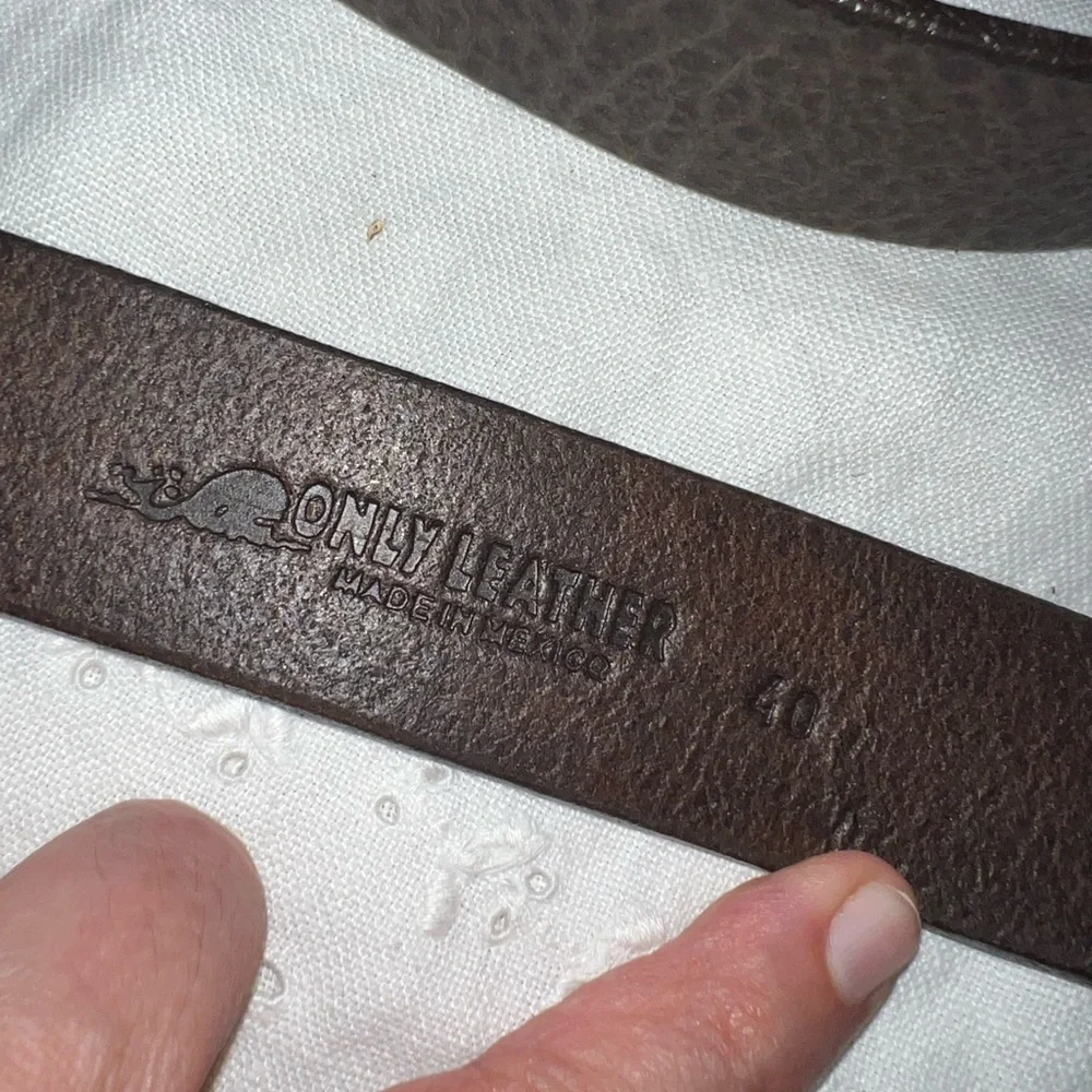 Men's Brown Leather‎ Belt